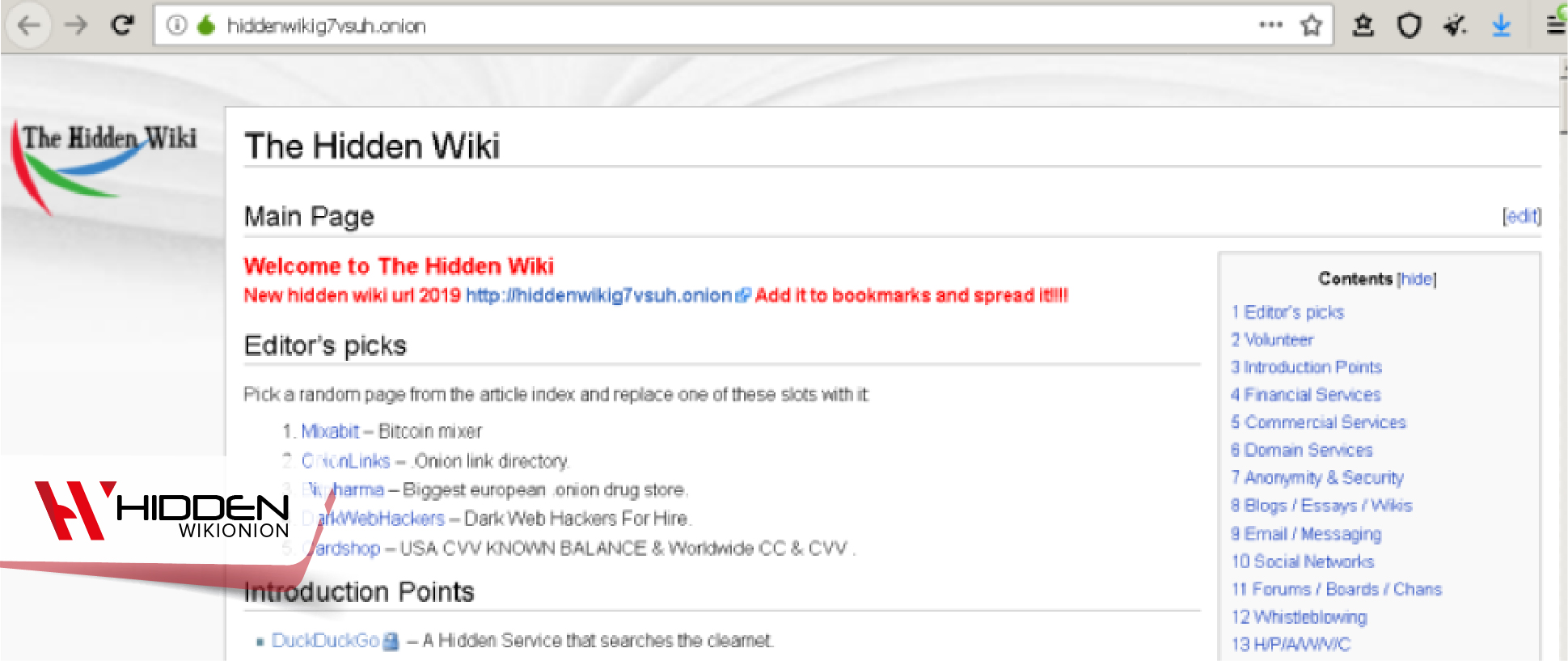 hidden wiki